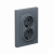 Розетка 2гн с З/К шторки с/у грифель в сборе 16А AtlasDesign Systeme Electric (1/10)