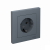 Розетка 1гн с З/К шторки с/у грифель в сборе 16А AtlasDesign Systeme Electric
