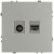 Розетка ЭРА Galaxy 15-3110-03 комбинированная RJ45+TV IP20 алюминий Розетка ЭРА Galaxy 15-3110-03 комбинированная RJ45+TV IP20 алюминий