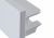 Заглушка торцевая 1шт Unity накладной белый Заглушка торцевая 1шт Unity накладной белый