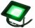 Прожектор светодиод 20Вт зеленый 2000Лм черный IP65 СДО LPR-025-GREEN-020 ЭРА (1/100)