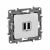 Розетка 2гн USB+USB с/у белый механизм Etika Legrand Розетка 2гн USB+USB с/у белый механизм Etika Legrand