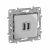 Розетка 2гн USB+USB с/у алюминий механизм Etika Legrand Розетка 2гн USB+USB с/у алюминий механизм Etika Legrand