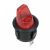 Выключатель клавишный круглый 12V 16А (3с) ON-OFF красный с подсветкой REXANT (10/10/2000)