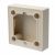 Бокс для  накладного монтажа  электроустановочных изделий BN-01 (бежевый) REXANT (1/1/50)