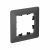 ATLASDESIGN AIR 1-постовая РАМКА, БАЗАЛЬТ/дымчатый черный