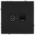 Розетка ЭРА Galaxy 15-3110-05 комбинированная RJ45+TV IP20 антрацит Розетка ЭРА Galaxy 15-3110-05 комбинированная RJ45+TV IP20 антрацит