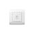 (NEW3-E) Розетка телефонная 1xRJ11, белый CHINT (1)