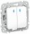 FLITE Выключ. 2-кл. прох. с инд. 10А ВС62-1-1-ФлБ бел. IEK