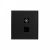 Розетка комп+TV RJ45+TV с/у антрацит механизм с рамкой кат.6 MIELE STRONG KRANZ (1/100)