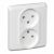 Розетка 2гн без З/К с/у белый 16А Этюд Systeme Electric (1/20) Розетка 2гн без З/К с/у белый 16А Этюд Systeme Electric (1/20)