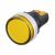 Лампа индикаторная в сборе 1 источник света желтая круглая линза, плоская 9-24В AC/DC d22.2мм СВЕТОДИОД. (LED) IP68 DKC Mitra