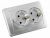 Розетка HEGEL 2-мест. в сборе с корпусом с З/К скр. уст-ки16А 220-250В со шторками IP20 серебро Розетка HEGEL 2-мест. в сборе с корпусом с З/К скр. уст-ки16А 220-250В со шторками IP20 серебро