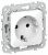 Розетка 1гн с З/К с/у белый механизм 16А РС11-0-ФлБ  FLITE IEK (1/100)