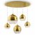 Maytoni Modern Tessara Золото Подвесной светильник Maytoni Modern Tessara Золото Подвесной светильник
