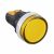 Лампа индикаторная в сборе 1 источник света желтая круглая линза, плоская 220В AC/DC d22.2мм СВЕТОДИОД. (LED) IP68 DKC Mitra