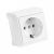 Розетка 1гн с З/К о/у белый 16А IP20 Vera Viko (1/12/120)