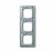 Рамка 3-пост. цвет нержавеющая сталь матовый, металл горизонт. и вертик., IP20 Pure сталь ABB