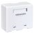 Корпус розетки настенной TeraLINK PRO на 2 модуля Keystone со шторками и маркерами белый Корпус розетки настенной TeraLINK PRO на 2 модуля Keystone со шторками и маркерами белый