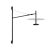 Светильник SP-CAMPANA-WALL-L1450-9W Warm3000 (BK, 130 deg, 230V, TELESCOPIC) (Arlight, IP20 Металл, 5 лет)