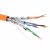 Кабель витая пара кат. 6А экранированный U/FTP, 4 пары, нг(А)-LSLTx, цвет внешней оболочки оранжевый, бухта 500 м Кабель витая пара кат. 6А экранированный U/FTP, 4 пары, нг(А)-LSLTx, цвет внешней оболочки оранжевый, бухта 500 м