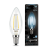 Лампа светодиод 7Вт Свеча Е14 4100К 580Лм филамент прозр Gauss Black Filament (1/10/50) Лампа светодиод 7Вт Свеча Е14 4100К 580Лм филамент прозр Gauss Black Filament (1/10/50)