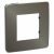 Рамка 1гн металл никель/антрацит Unica Studio Schneider Electric (10)
