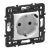 Розетка Legrand Mosaic 2-мест. 4мод. с З/К скр. уст-ки16А 0-250В со шторками IP40 крем.-белый Розетка Legrand Mosaic 2-мест. 4мод. с З/К скр. уст-ки16А 0-250В со шторками IP40 крем.-белый