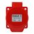 Розетка силовая (CEE) панельная фланцевая 4Р 400 В (50+60 ГЦ) КРАСНАЯ 6ч пластик IP44 КЭАЗ