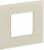 Рамка 1гн стекло крем SK-F21B SKANDY IEK (1/10/100)