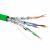 Кабель витая пара кат. 6А экранированный U/FTP, 4 пары, нг(А)-LSLTx, цвет внешней оболочки зелёный, бухта 500 м