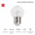 Лампа шар e27 6 LED Ø45мм - красная, прозрачная колба, эффект лампы накаливания Лампа шар e27 6 LED Ø45мм - красная, прозрачная колба, эффект лампы накаливания