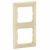 Рамка Valena 2 поста вертикальная, слоновая кость Рамка Valena 2 поста вертикальная, слоновая кость