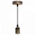 Патрон Е27 с проводом ретро антик бронза 1м 230V/1M PLC 03 ANTIQUE BRONZE Jazzway (1/50)
