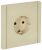 Розетка 1гн с З/К шторки с/у ваниль винт.клем 16А FP415 FORTE&PIANO IEK (1/10/100)