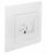 GUSI Bravo Розетка компьютерная RJ45, одинарная, скрытая установка, с одноместной рамкой С1010-001. Цвет белый. GUSI Bravo Розетка компьютерная RJ45, одинарная, скрытая установка, с одноместной рамкой С1010-001. Цвет белый.