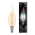 Лампа светодиод 5Вт Свеча на ветру 420Лм 4100К Е14 золото LED Gauss Filament 1/10/50