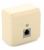 Розетка 1гн ТФ RJ11 о/у крем IP20 Этюд Systeme Electric  (1/20/120)