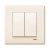 Выключатель 2кл с/у крем Karre Viko (1/12/120)