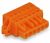 Клеммная колодка 26.45мм 8x1 0.08-2.5мм² 16А 320В термопласт оранжевый Wago