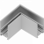 MGN TRACK/S accessory horizontal corner WH MGN TRACK/S accessory horizontal corner WH