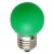 Лампа светодиод для белт-лайта 1Вт шар Е27 3000К 10Лм зеленый ERAGL45-E27 ЭРА (1/10/100)