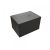 WRline Шкаф настенный 19-дюймовый (19"), 9U, 500x600х450мм, стеклянная дверь, цвет черный (RAL 9004) (разобранный)
