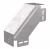 Угол д/листового кабель.лотка 90° вертикально ниспадающий без разъема/соединителя сталь светло-серый ПРОМРУКАВ