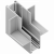 MGN TRACK/R accessory vertical corner WH MGN TRACK/R accessory vertical corner WH