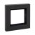 Рамка 1гн IP44, чёрная, пластик Эпика EKF