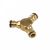 Тройник Y для быстросъемного соединения, латунный Профи ЧЕТЫРЕ СЕЗОНА