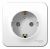 Розетка 1гн с З/К о/у белый 16А IP20 Blanca Systeme Electric (1/12) Розетка 1гн с З/К о/у белый 16А IP20 Blanca Systeme Electric (1/12)