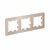 Рамка 3гн песочный/дымчатый белый AtlasDesign AIR Systeme Electric (1/5)