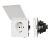 Механизм розетки влагозащищённый SCT-TENDO-MCP-SFPL-WH (230V, 16A) (Arlight, Матовый белый) Механизм розетки влагозащищённый SCT-TENDO-MCP-SFPL-WH (230V, 16A) (Arlight, Матовый белый)